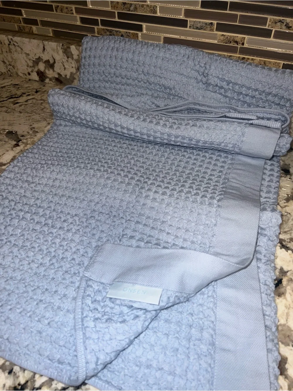 Onsen Supima Waffle Bath Sheet